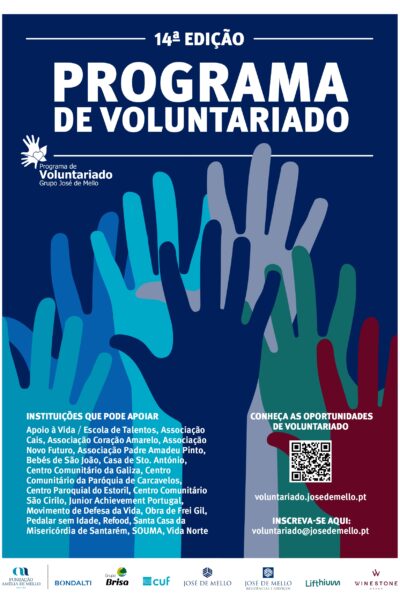 Cartaz do Programa de Voluntariado 2024